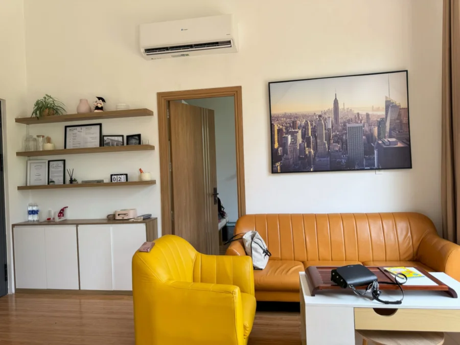 Giường ngủ trong Garden Family Room