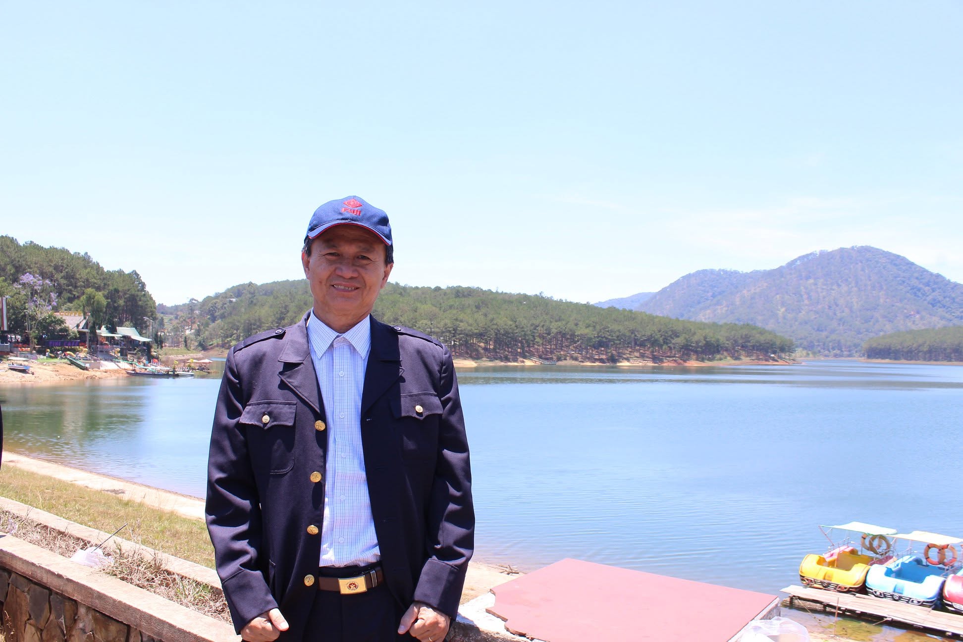 Ảnh chú Trí tại Go Cong Hideaway