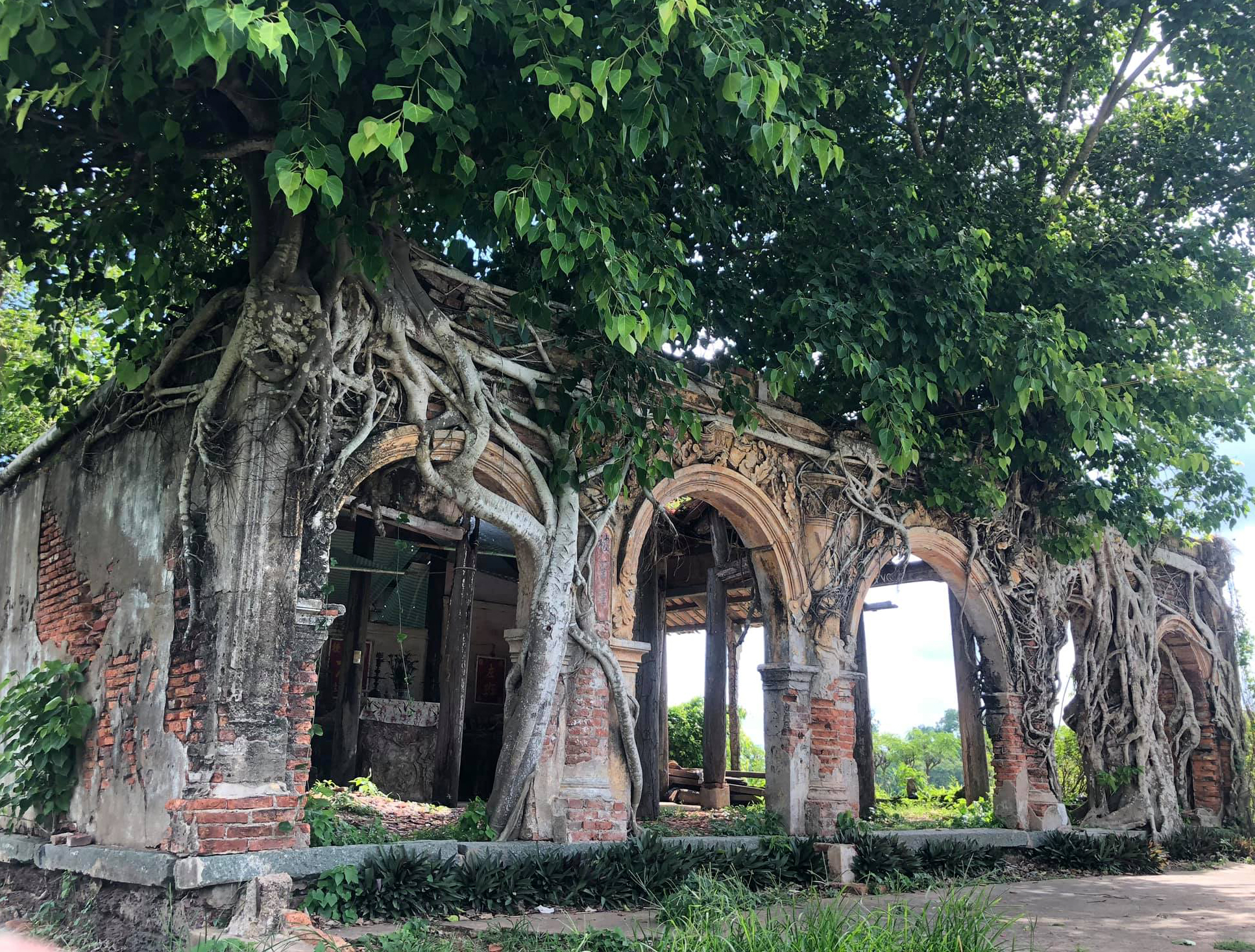 Đình Tân Đông trước khi sửa chữa