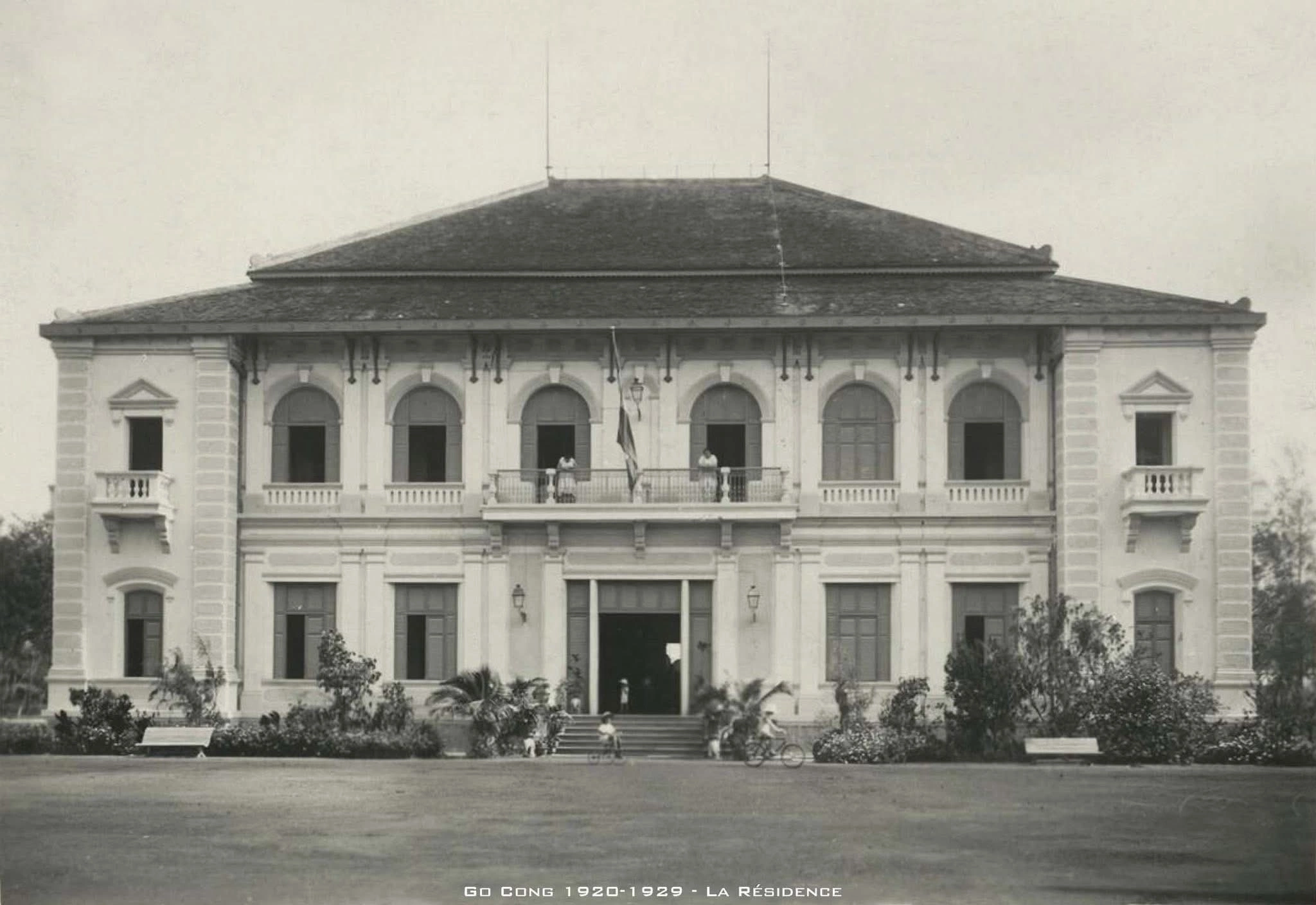 Ảnh tư liệu Dinh Chánh Tham biện Gò Công những năm 1920